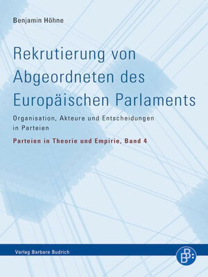 cover image of Rekrutierung von Abgeordneten des Europäischen Parlaments